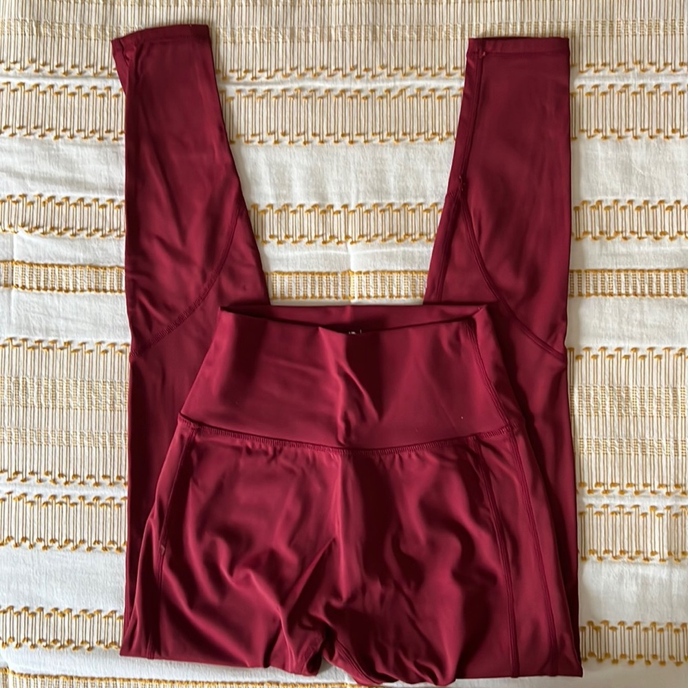 Red buffbunny leggings